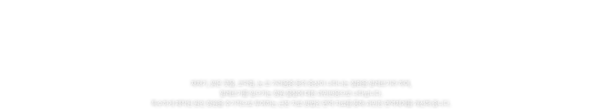 알레르기 클리닉